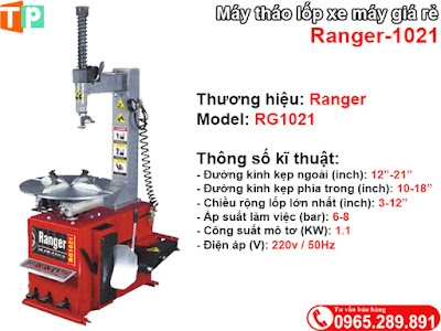 Máy tháo lốp xe máy giá rẻ Ranger