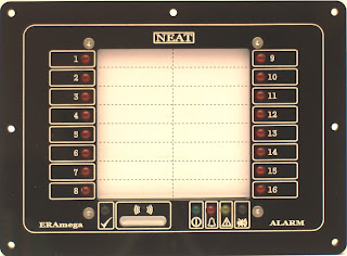 Marine annunciator alarm panel