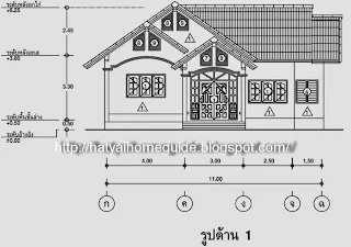 บ้านชั้นเดียว  2 ห้องนอน 1 ห้องน้ำ แบบบ้านกระเบื้องพรีม่า [15]