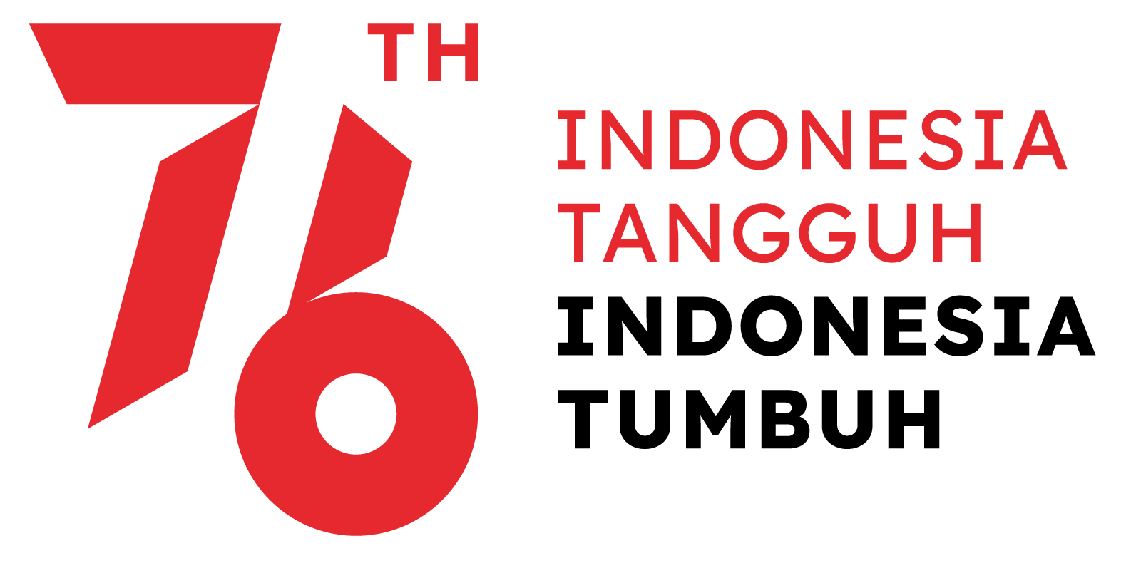 logo hut ri 76 resmi