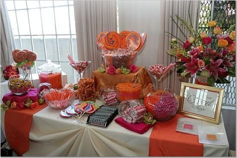 Q My candy buffet looks so drab Help A Spice up the table tablecloths 