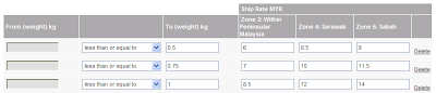 E-Commerce: Calculate Shipping Fee