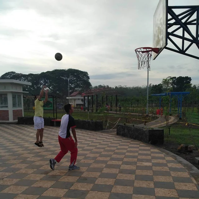 basket di taman hijau kota purwodadi