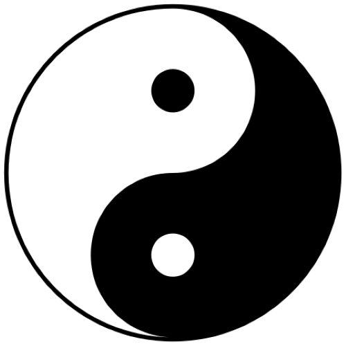 #PraCegoVer: Yin yang.