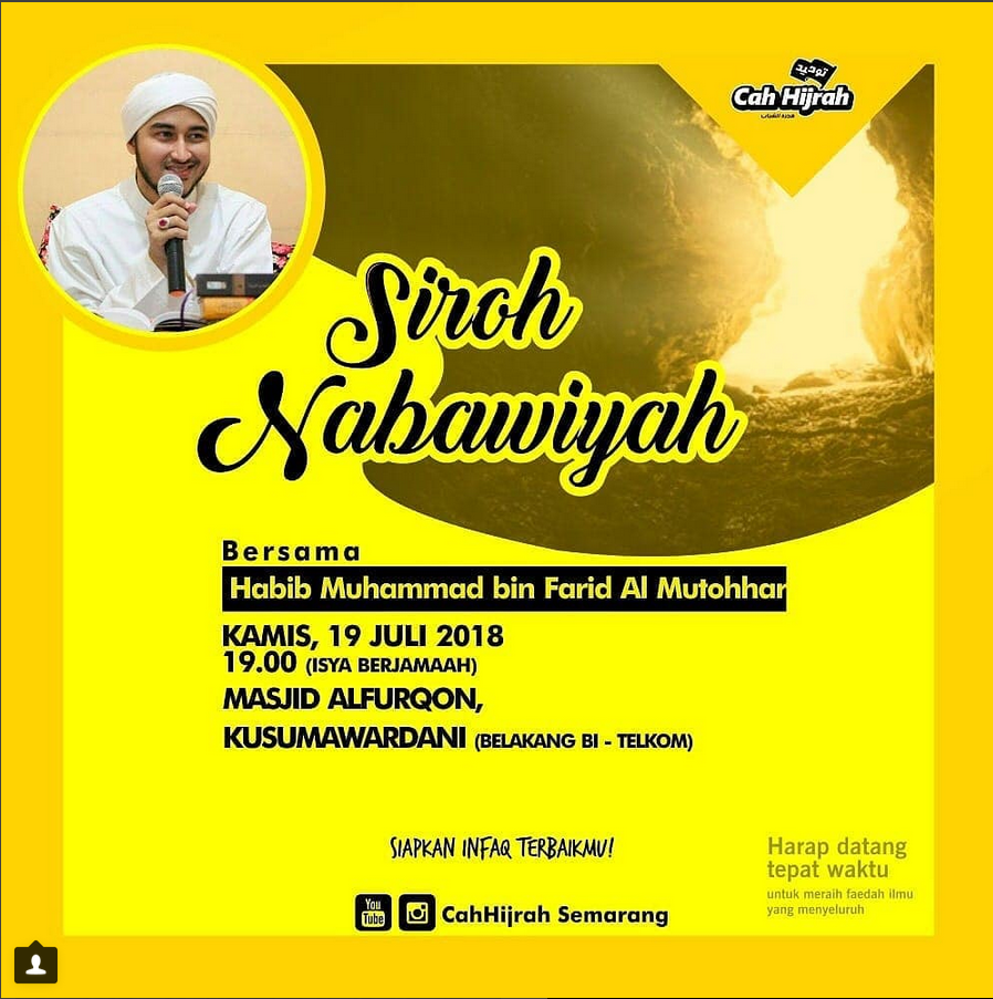 KAJIAN CAH HIJRAH RUTIN MALAM JUMAT Majelis Dzikir Wa Dawah