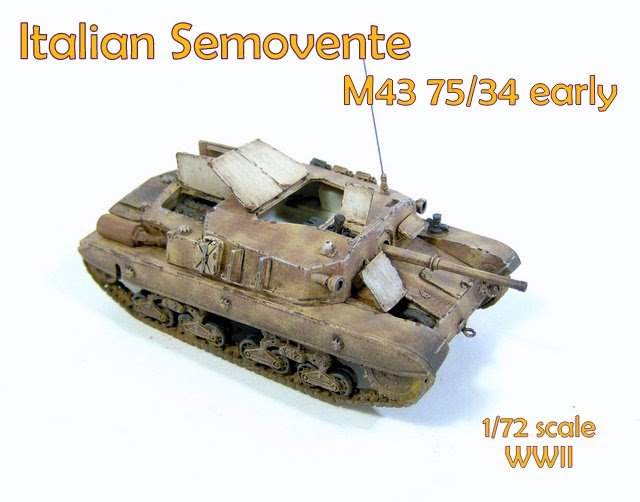 Gulumik Military Models Semovente M43 75 34 Early 1 72 Brach Model Gallery