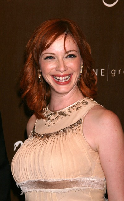 christina hendricks wedding pictures. christina hendricks hot