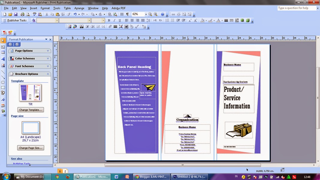  Cara  Membuat  Brosur  Yang Menarik Dengan Microsoft Word  2010