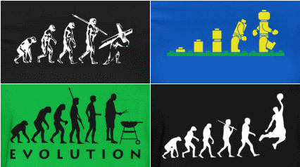 Estampas Evolution - Evolução