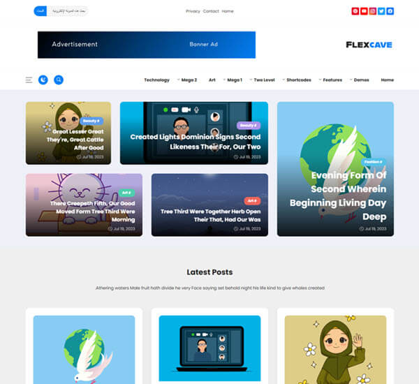 flexcave - Blogger Template