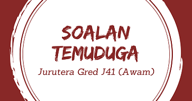 Soalan Temuduga Jurutera Gred J41 (Awam) - Blog Tips Kerjaya