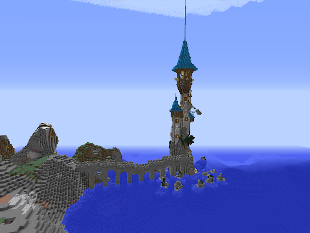 wizard tower Minecraft cool build