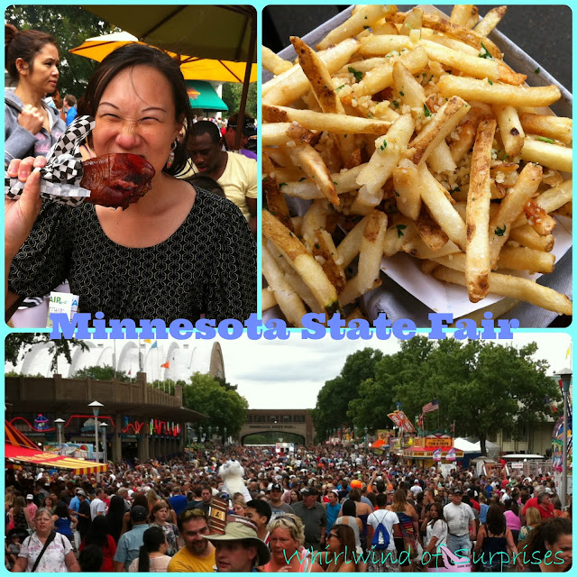 #turkey leg, garlic fries, and a packed crowd shows at the 2013 #Minnesota State #Fair #MNStateFair, travel