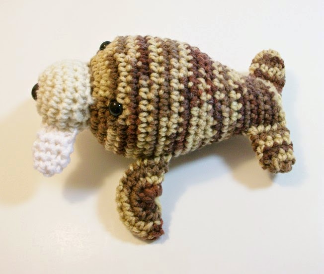 Toy Walrus in Plush Crochet