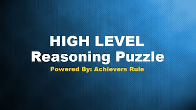 High Level Reasoning Puzzle for IBPS Exams