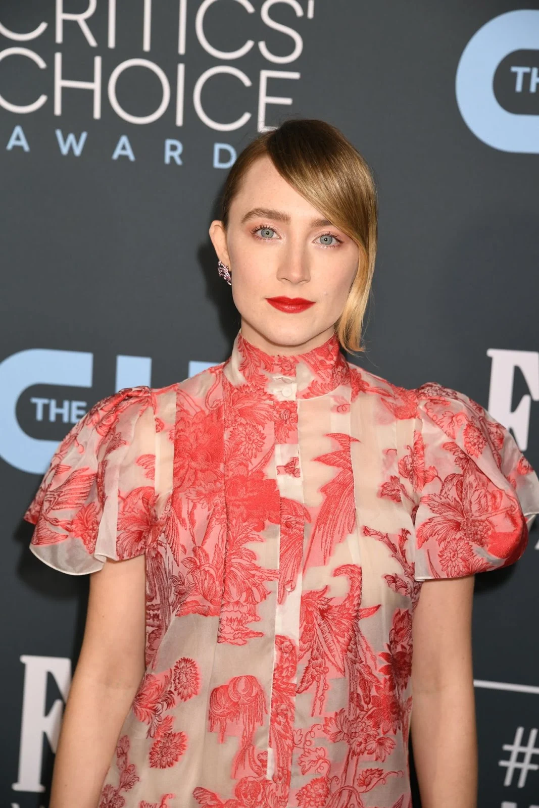 Saoirse Ronan’s Critics’ Choice Awards Look Is The Antithesis Of Her Sexy Golden Globes Gown