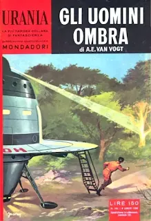 La copertina di Gli uomini ombra - Urania 181