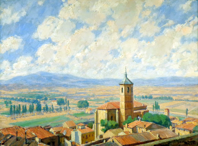 Santiago Martínez Martín,  Paisajistas españoles, Pintores españoles, Pintor español, Pintores de Sevilla, Paisaje de Ávila