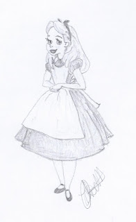 Disney Illustration Study: Alice in Wonderland