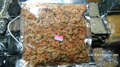 Udang kering Pasar Kota Kiabalu