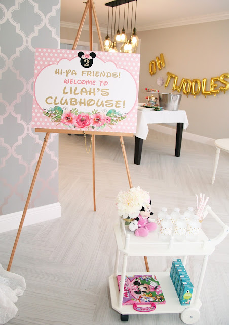 Floral Minnie Mouse Birthday Party by popular party blogger Celebration Stylist