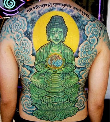 New Buddha Religious Tattoo