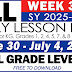 DAILY LESSON LOGS (WEEK 3: Q1) JUNE 30 - JULY 4, 2025