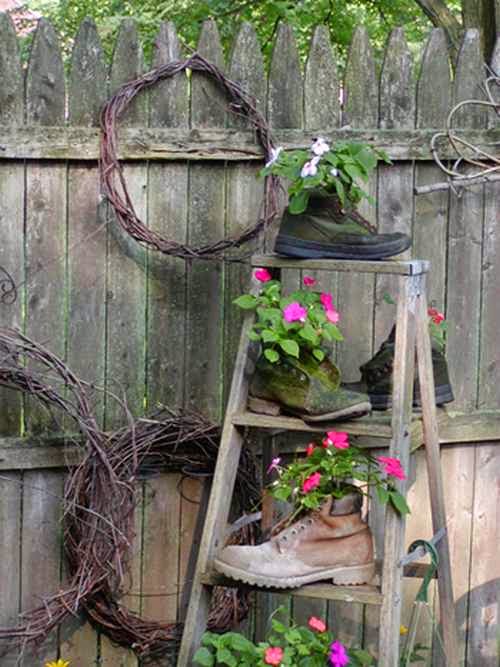 Decoración de Jardines al estilo Vintage