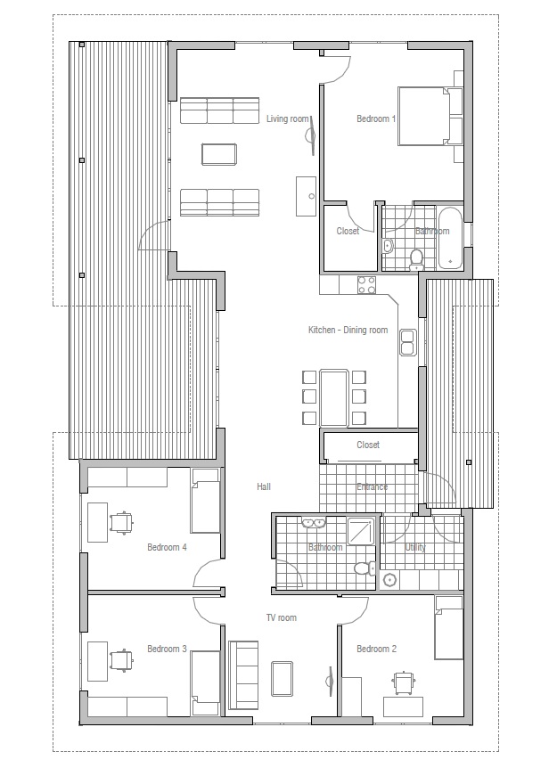 Affordable Home  Plans  Affordable Home  Plan  CH36