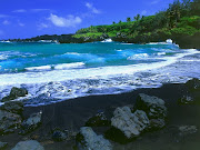 . of three prints (and some cards) to a Veterinary Clinic in Maui, Hawaii. (black beach maui hawaii)