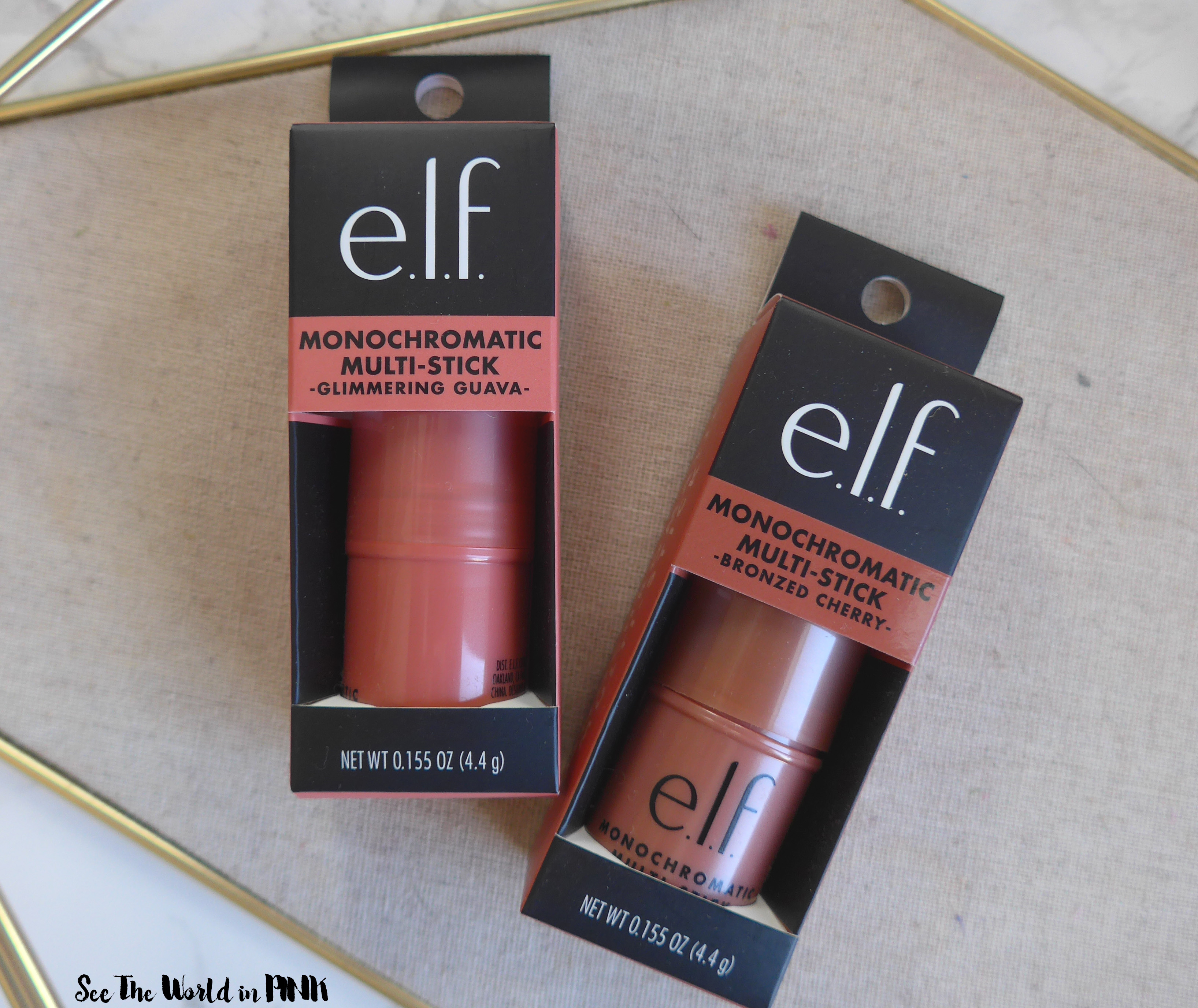 ELF Cosmetics - Huge Swatch & Thoughts Post ~ Primer Infused Bronzer, Hydrating Camo Concealer, Bite Size Duos, Monochromatic Multi-sticks and More!