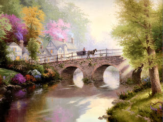 Lukisan Pemandangan Indah Oleh Thomas Kinkade