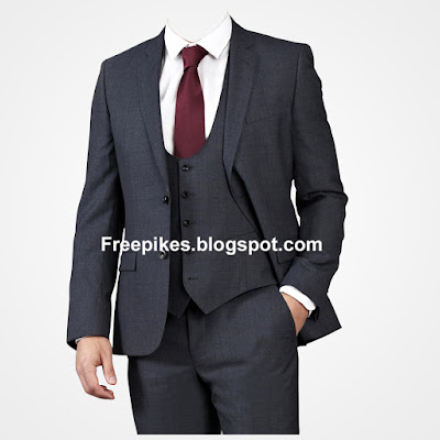 Men's Black Tie Coat in PNG Dress - Tie Coat PNG Dress