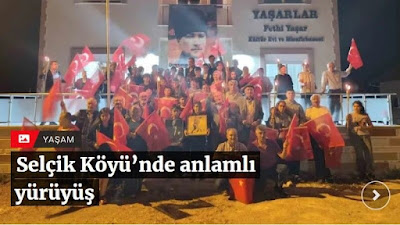 Köyümüzde Zafer Yürüyüşü Düzenlendi / Selçik Haber