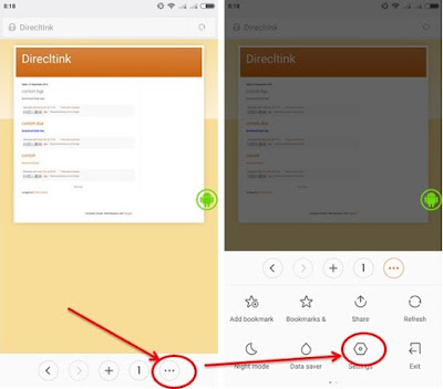 setting desktop site in android browser