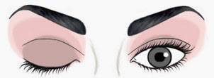 макияж для выпуклых глаз, схема 3