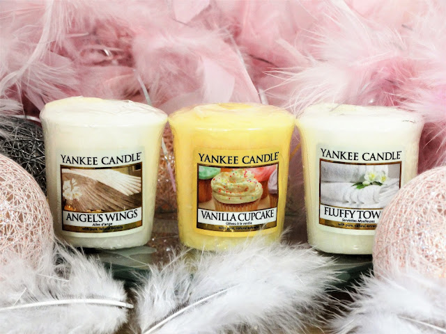 Avis Angel's Wings, Vanilla Cupcake, Fluffy Towels de Yankee Candle, blog bougie, blog beauté