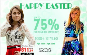 easter promotion on romwe