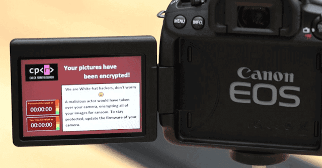 فيروسات الفدية Ransomware تصيب كاميرات Canon