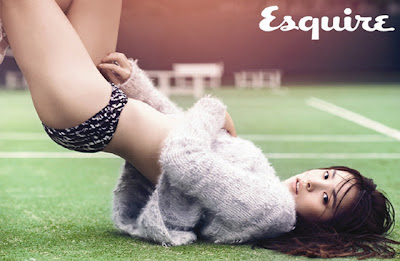 Min Hyo Rin sexy hot babes photos for Esquire Korea August 2012