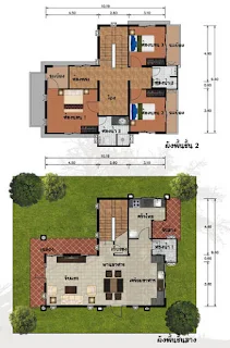 บ้านสองชั้น ศรีมาลา 3 ห้องนอน 3 ห้องน้ำ [076]