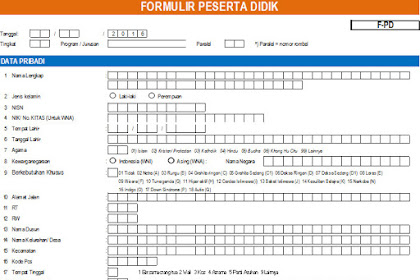 √ Download Formulir Aplikasi Dapodik V.2019 Sd, Smp, Slb, Sma, Dan Smk
Tahun Pelajaran 2019/2019