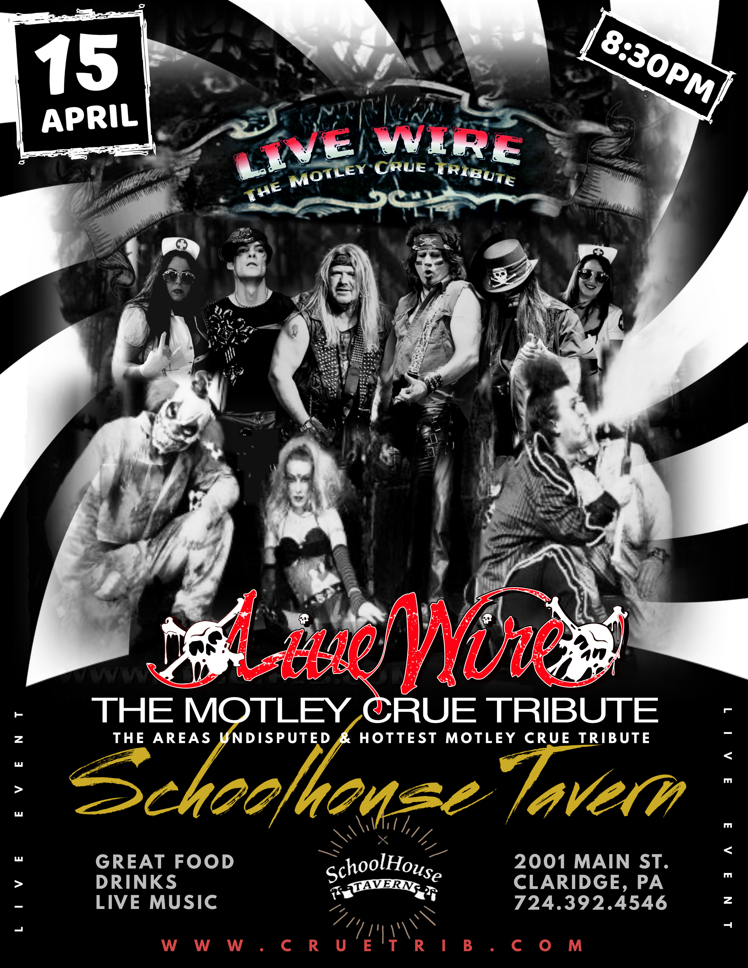 Live Wire - The Premier Motley Crue Tribute Band
