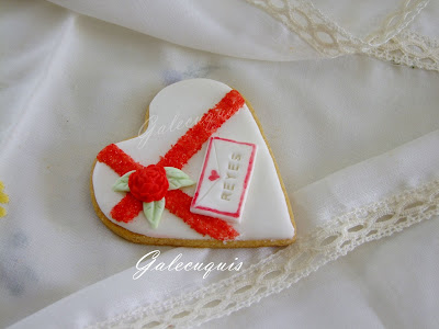 Galletas decoradas San Valentín