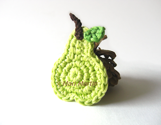 Crochet Miniature Pear