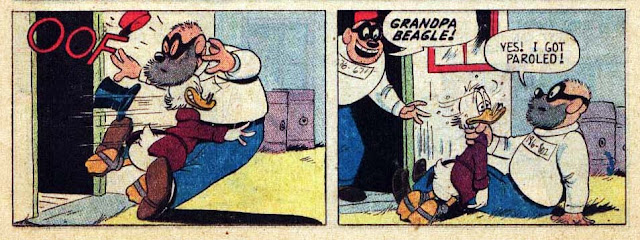 Grandpa Beagle in Carl Barks' "The Money Well"