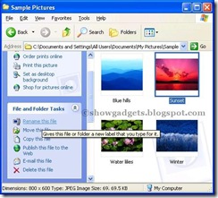 Renaming photos or folders