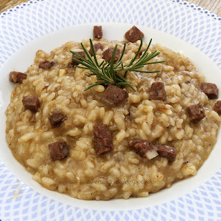 ~ Risotto de camot y queso Mahón ~