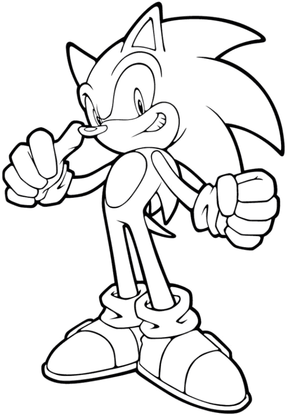 Sonic Printable Coloring Pages 5