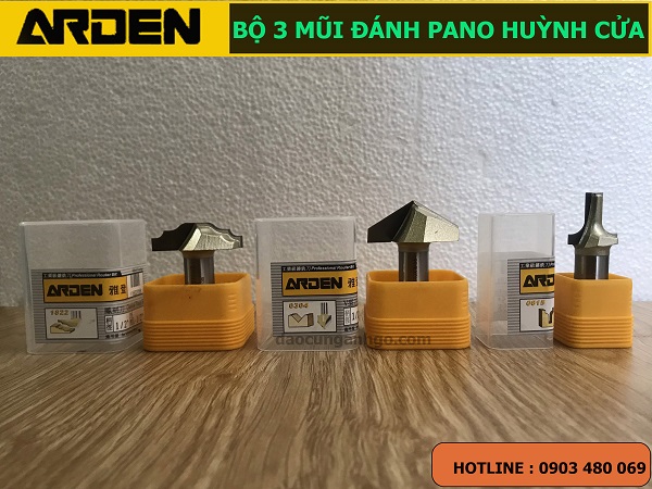 ARDEN Bộ 3 mũi đánh Pano huỳnh cửa